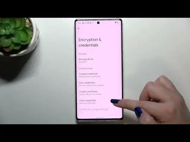'Video thumbnail for How to Clear Credentials on GOOGLE Pixel 6 Pro - Remove Credentials'