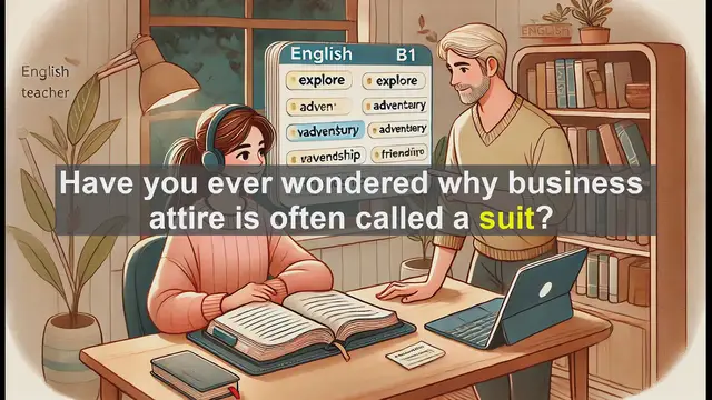 Video thumbnail for 2500 Must Know CEFR B1 Vocabulary - The Many Meanings of 'Suit': From Clothing to Convenience