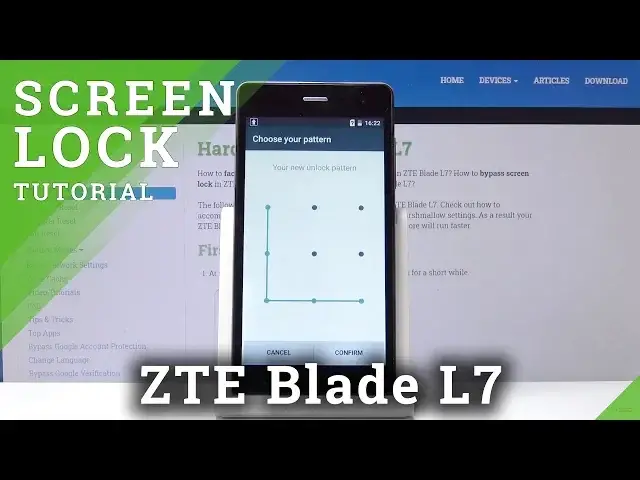 Video thumbnail for How to Set Up Pattern Lock in ZTE Blade L7 – Add Lock Screen