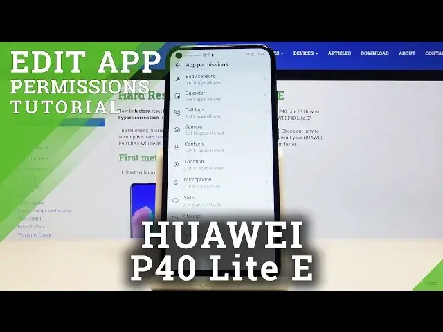 'Video thumbnail for How to App Permission on Huawei P40 Lite E'