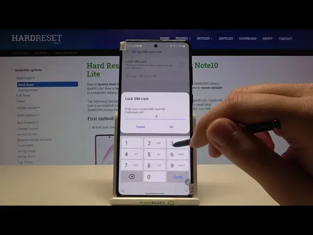'Video thumbnail for How to Set Up SIM PIN on SIM Card in SAMSUNG Galaxy Note 10 Lite – Change SIM PIN'