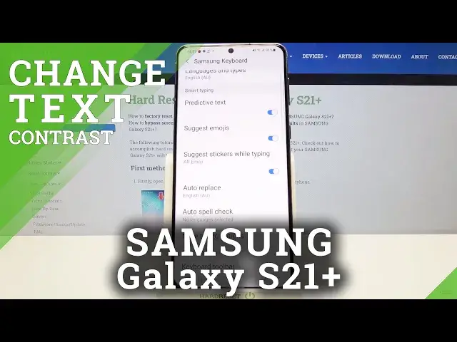 'Video thumbnail for Text Correction Options – SAMSUNG Galaxy S21+ and Keyboard Features'