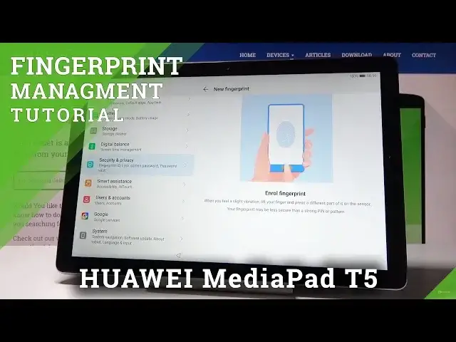 Video thumbnail for How to Add a Fingerprint in HUAWEI MediaPad M5 - Screen Protection