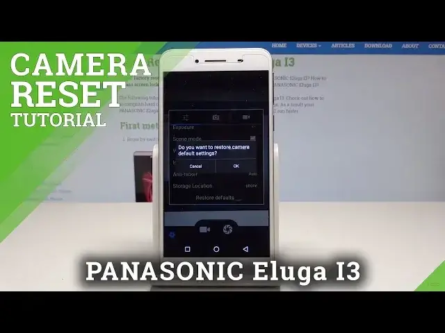 'Video thumbnail for PANASONIC Eluga I3 RESET CAMERA / How to Restore Camera Settings'