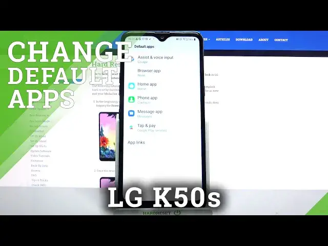 'Video thumbnail for How to Change Default Apps in LG K50S – Manage App Preferences'