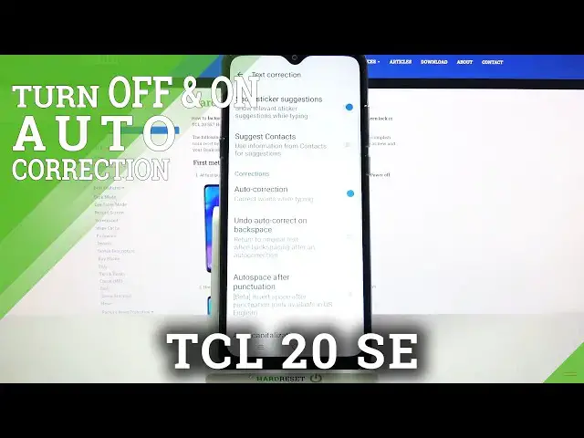 Video thumbnail for Activate Auto-Correction - TCL 20 SE & Correction Text Feature Disabling