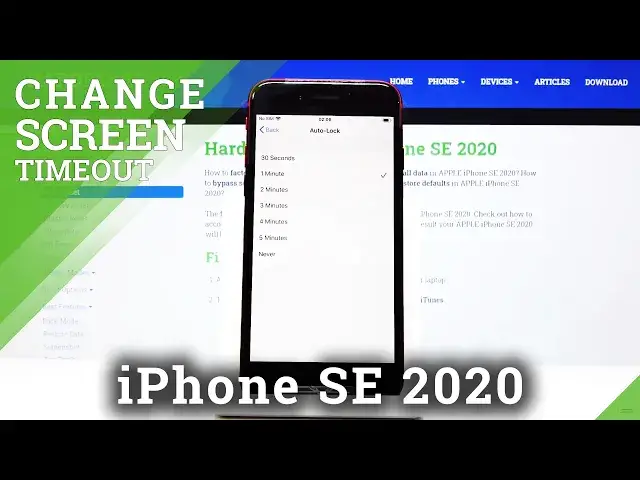 'Video thumbnail for How to Set Up Screen Timeout in iPhone SE 2020 – Screen Display Time'