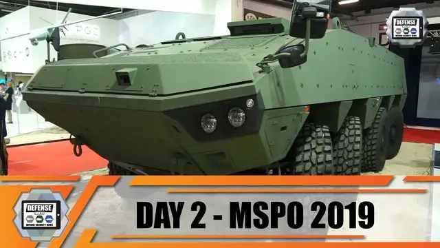 'Video thumbnail for MSPO 2019 International Defense Industry Exhibition in Kielce Poland Day 2 Video show daily news'