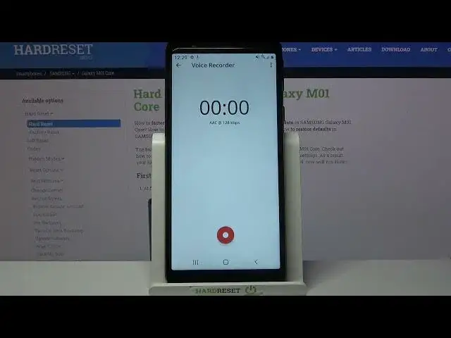 Video thumbnail for How to Record Sounds in SAMSUNG Galaxy M01 Core – Use Voice Recorder