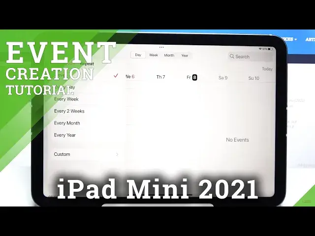 Video thumbnail for How to Add Event to Calendar on iPad mini (2021) - Set Up Calendar Reminder