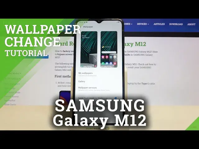 'Video thumbnail for How to Change Wallpaper on SAMSUNG Galaxy M12 – Set New Wallpaper'