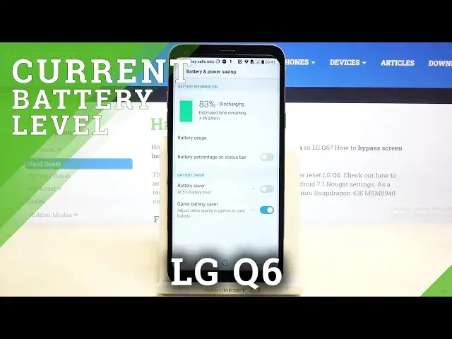 'Video thumbnail for How to Show Battery Info in LG Q6 – Show Battery Percentage'
