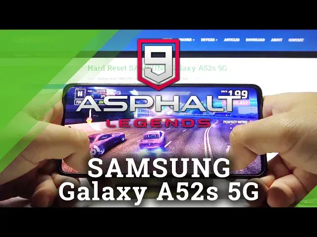 'Video thumbnail for Gameplay of Asphalt 9 on SAMSUNG Galaxy A52s 5G – Gaming Test'