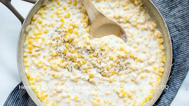 Video thumbnail for Cream corn recipe