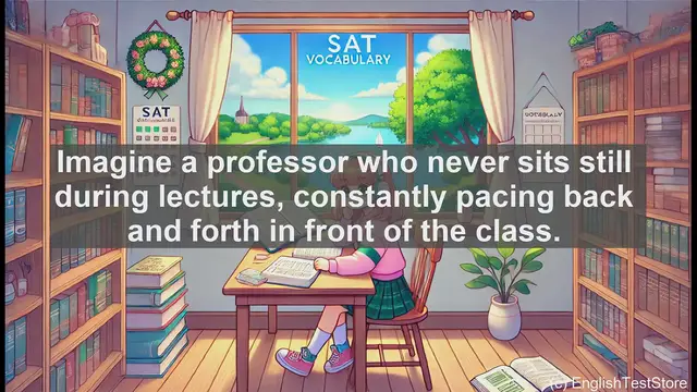 Video thumbnail for 5000 Must Know SAT Vocabulary - Peripatetic: The SAT Vocab Word for Constant Motion