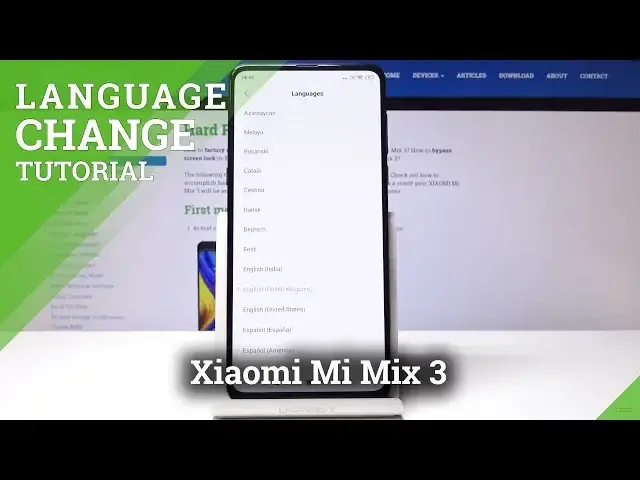 Video thumbnail for How to Change Language on Xiaomi Mi Mix 3 - Language Settings