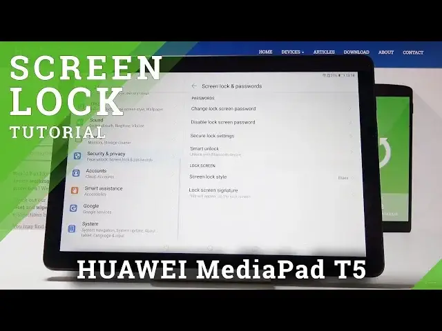 Video thumbnail for How to Set Up Lock Screen in HUAWEI MediaPad T5 - Set Up PIN Code / Pattern / Password