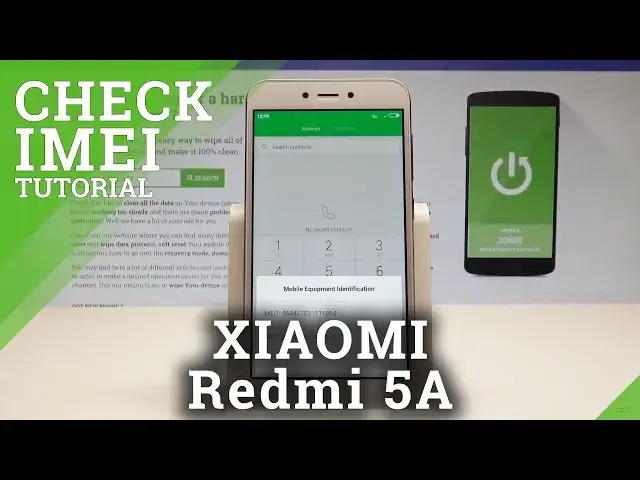 'Video thumbnail for How to Check IMEI Number on XIAOMI Redmi 5A - Serial Number Access |HardReset.Info'