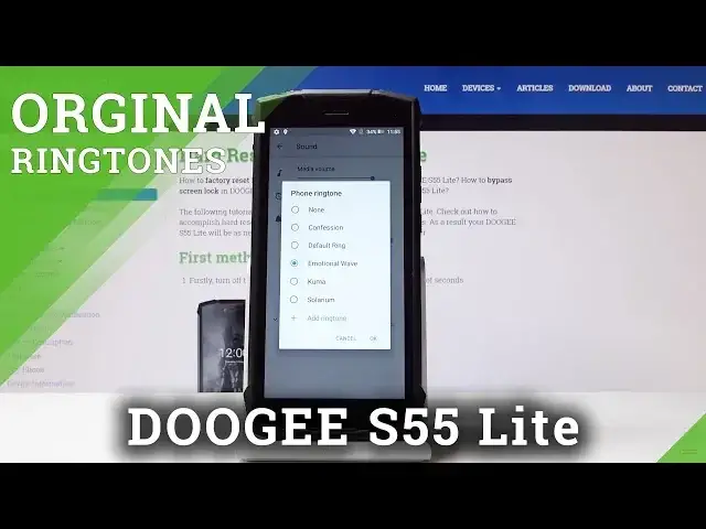 'Video thumbnail for Ringtones DOOGEE S55 Lite - All Orginal DOOGEE Ringtones'