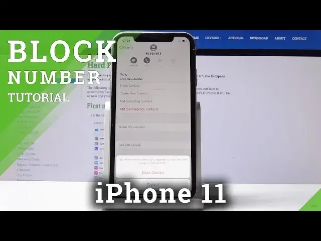 'Video thumbnail for How to Block Number in iPhone 11 - Create Blacklist'