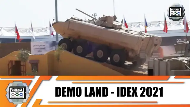'Video thumbnail for IDEX 2021 Live Land Demontration  tactical & combat armored vehicles Abu Dhabi United Arab Emirates'