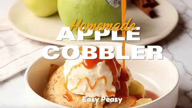 'Video thumbnail for Homemade Apple Cobbler'