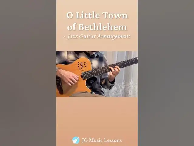 Video thumbnail for O Little Town of Bethlehem Jazz Guitar Arrangement 🎸🎄