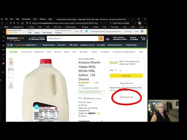 Video thumbnail for How to use the Alexa shopping list while using Amazon Fresh