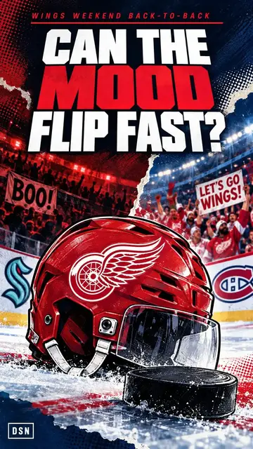 Video thumbnail for The Red Wings can change the tone fast with a win streak, even with the Dylan Larkin noise hanging around
