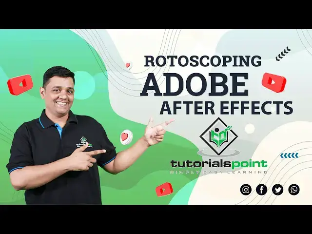 'Video thumbnail for Rotoscoping | Roto Brush tool | Adobe After Effects | Tutorials Point'