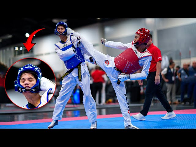 Video thumbnail for INSANE Taekwondo Head Kick Knockouts ⚡💥 | Brutal Headshot Highlights | Olympic & MMA Power