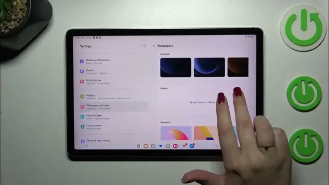 Video thumbnail for How to Change Wallpaper in SAMSUNG Galaxy Tab S9 FE?