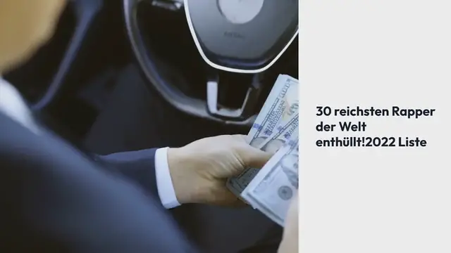 Video thumbnail for Die 30 reichsten Rapper aller Zeiten! (2022)