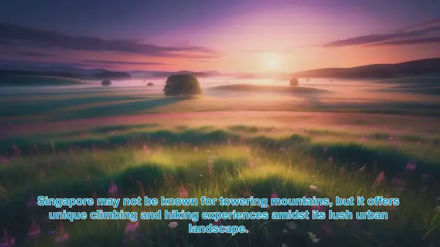 Video thumbnail for Scaling Singapore: Top 10 Climbing and Hiking Spots in the City-State