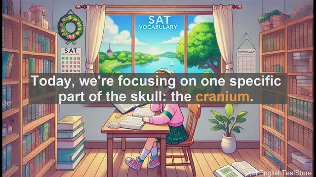 Video thumbnail for 5000 Must Know SAT Vocabulary - Cranium: The Brain's Bony Protector