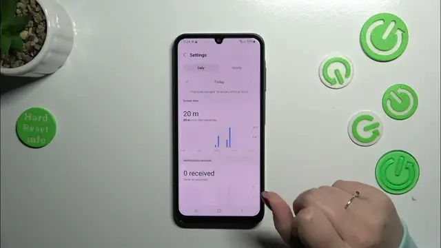 'Video thumbnail for How to Check Total Screen Time on SAMSUNG Galaxy A25?'