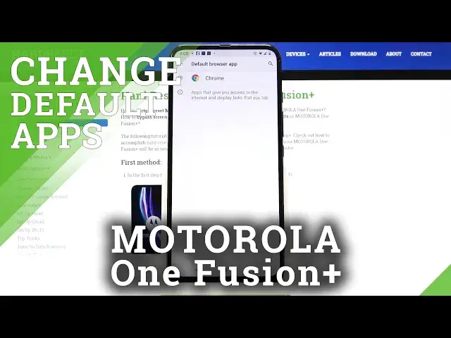 'Video thumbnail for How to Change Default Browser in MOTOROLA One Fusion+ - Default Internet Browser'
