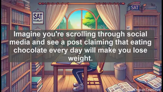 Video thumbnail for 5000 Must Know SAT Vocabulary - Skepticism: The Art of Questioning Claims