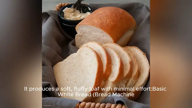 Video thumbnail for bread machine recipe