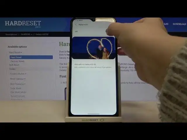 'Video thumbnail for How to Turn On & Customize Watermark on Samsung Galaxy A32 5G?'