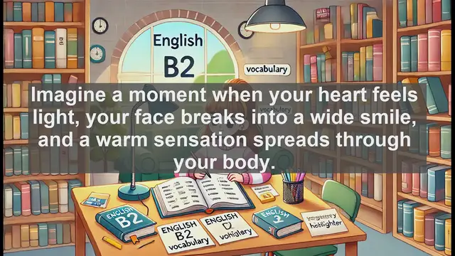 Video thumbnail for 1500 Must Know CEFR B2 Vocabulary - Understanding Joy: A B2 English Vocabulary Lesson