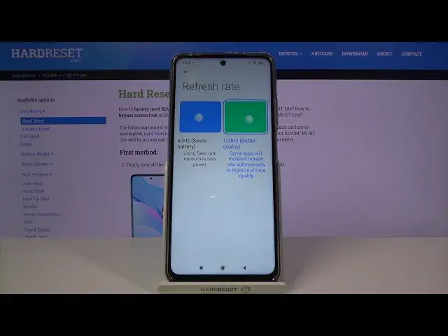 'Video thumbnail for How to Change Display Refresh Rate in XIAOMI Mi 10T Lite'