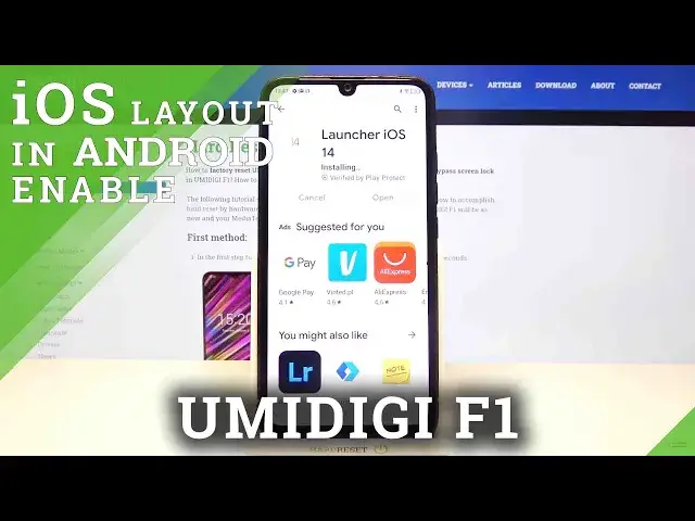 'Video thumbnail for How to Download and Install iOS launcher in UMIDIGI F1 – Apple Layout'