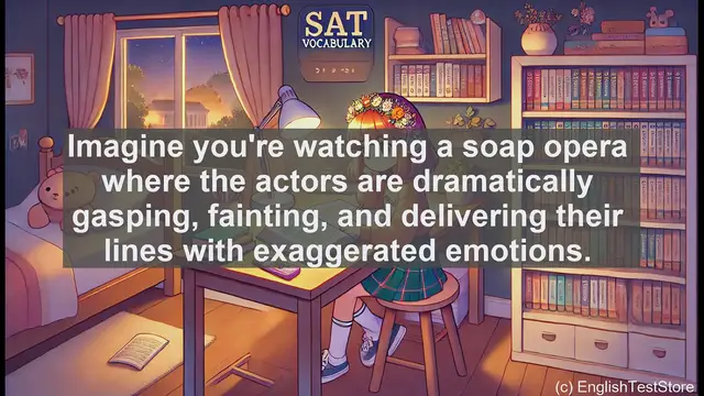 Video thumbnail for 5000 Must Know SAT Vocabulary - What Does 'Stagy' Mean? Exploring an Overly Dramatic Word