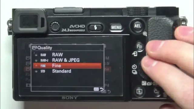 Video thumbnail for How To Change Image Quality In Sony A6000