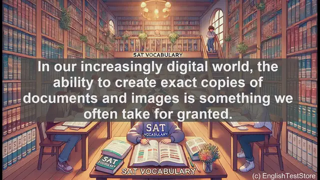 Video thumbnail for 5000 Must Know SAT Vocabulary - Understanding 'Facsimile': SAT Vocabulary Explained