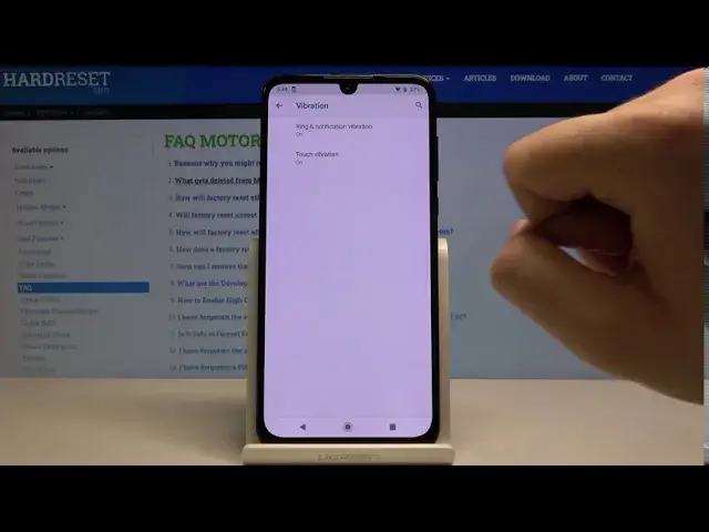 'Video thumbnail for How to Change Vibration Settings in Motorola One Zoom - Pick Fav Vibrate Setup'