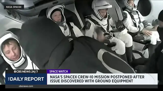 Video thumbnail for NASA & SpaceX Crew-10 Launch SCRUBBED! What Went Wrong?