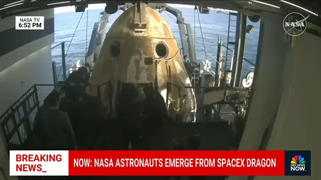Video thumbnail for NASA Astronauts Finally Return to Earth After 9 Months Stranded in Space!