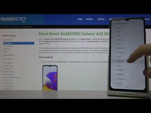 Video thumbnail for Samsung Galaxy A22 5G Notification Tones Presentation